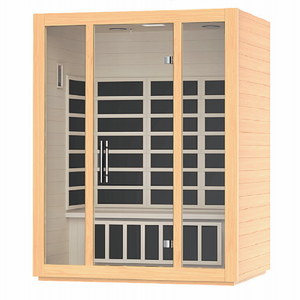 Cabine de Sauna à vapeur sèche à l'ozone pour 2 personnes, chauffage de la maison, dôme, Hemlock, Sauna à infrarouge lointain, à vendre - Product Image 5