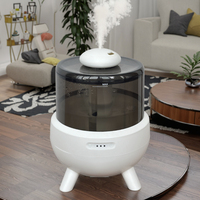 Humidificateur électrique à ultrasons 2L 360 buse ABS matériel haut bouton de remplissage contrôle 1 an maison hôtel utilisation contrôle de l'humidité