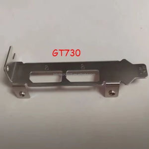 1 pièce pour DELL HP AMD <span class=keywords><strong>R5</strong></span> 430 R7 430 <span class=keywords><strong>GT</strong></span> 730 DP + DP carte graphique I/O Shield BackPlate Blende Bracket - Product Image 4