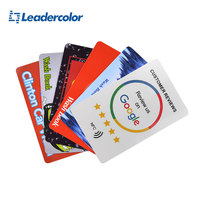 Venta caliente PVC RFID sin contacto personalizado impreso NFC Google Review Cards PVC Google Review Cards para clientes