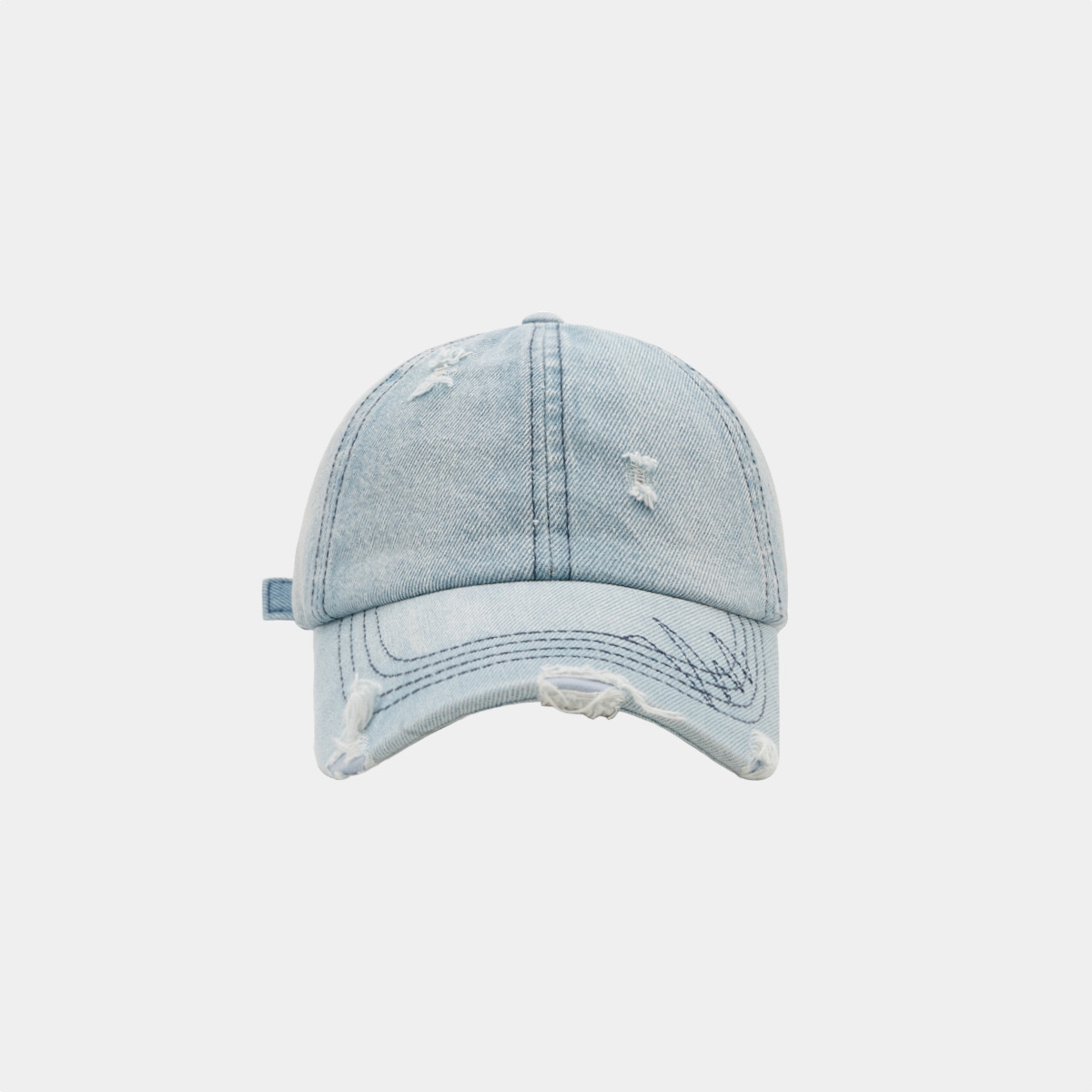Casquette de baseball en denim léger