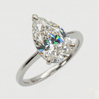Bague en platine PT950 avec diamants pour femme, certifiée IGI, sertissage en canal, style luxueux, finition haut de gamme pour mariage et bijoux de soirée