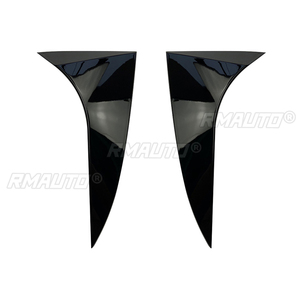 สปอยเลอร์ข้างกระจกหลังรถยนต์สีดำเงา 2 ชิ้น สำหรับ Ford Focus Hatchback ปี 2015-2018 อุปกรณ์ตกแต่งรถยนต์ - Product Image 2