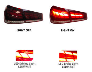 Para Mercedes Benz Clase A W177, conjunto de lámpara trasera LED, Kit de cuerpo ABS con lente transparente, freno Amarillo/<span class=keywords><strong>buceo</strong></span>, función de señal de giro de 12V - Product Image 2