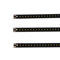 Colle de gel de silicium transparente LED COB noire Barres lumineuses étanches IP65