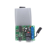 Contrôleur d'appareil 9-24V, mini récepteur 2 canaux, carte de contrôle de réception sans fil 433 MHz
