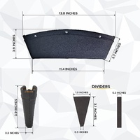 Sac de rangement en cuir pour voiture, organisateur de vide entre les sièges, boîte de rangement pour l'espace entre les sièges