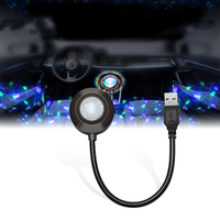 KEBOSIED Coche full Star USB atmósfera luz Interior luces atmósfera luz al aire libre proyector