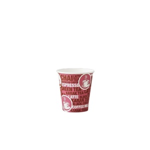 Durable Food Grade Single Wall <b>Small</b> Mini 3Oz Paper Cups With Juice Wine Promotional Tasting Coffee Break Cup - Product Image 1