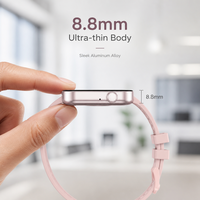 Reloj Inteligente VS24 PRO AMOLED de 1.85 Pulgadas Unisex, Carcasa Ultrafina de Aleación de Aluminio de 8.8 mm, Silicona IP68 Resistente al Agua para Llamadas y Frecuencia Cardíaca