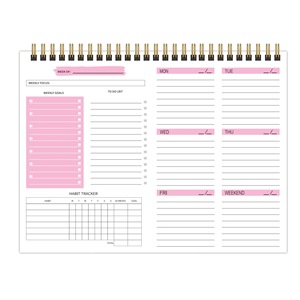 Daily Weekly Magnetic Wall Planner Spiral Bound Desktop Organizer for Kids and Adults <strong>Study</strong> and Learning Paper Memo <strong>Pad</strong> - Product Image 4