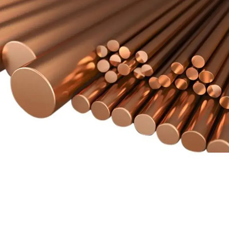 Copper clad steel ground rod 1mm Pure copper ion ground rod 1/16 copper earthing bar