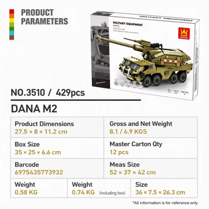 WANGE Collezione di Modelli di Carri Armati e Veicoli <span class=keywords><strong>Militari</strong></span>, Blocchi da Costruzione con Piccole Particelle, Giocattolo DIY per Ragazzi, Regalo di Natale - Product Image 4