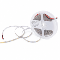 Lampu LED Pita PCB 12V 2835 192 LED/m 18W/m 3000K Putih Hangat 8mm Satu Baris 5m Gulungan IP20 Dapat Diredupkan dengan Remote Control