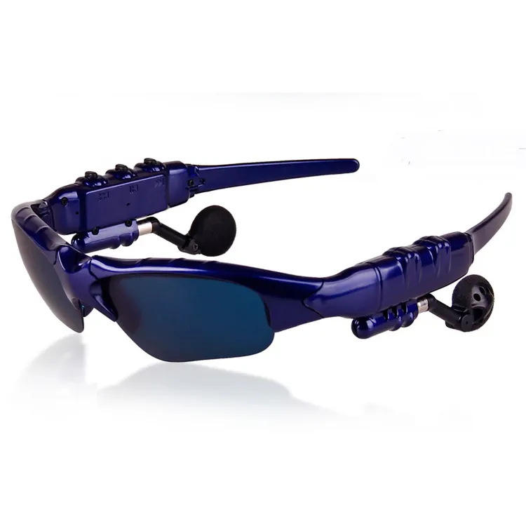 Venta caliente, venta al por mayor inteligente gafas inalámbrico ciclismo gafas de deporte polarizado auriculares gafas de sol para hombre del río con micrófono