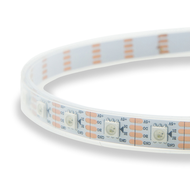 Smart Home WS2813 RGBIC LED Strip 5V 4Pin Backup Data Addressable Pixel Tape for WLED Home Assistant Voice Control