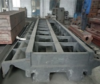 Pièces de lit en fonte de machine CNC de haute qualité en acier et fonderie d'acier allié en Chine