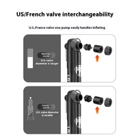 TOSUOD Portable Mini route voiture pompe gonflable en plastique VTT vélo américain France pompe universelle