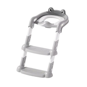 Frog Shaped <b>Step</b> <b>Stool</b> For <b>Toddlers</b> With Toilet Seat PP Material Foldable Potty Training Aid For Boys And Girls - Product Image 1