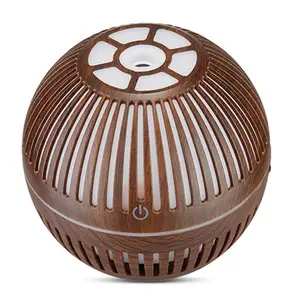 Grain Air Humidifier Essential Oil Diffuser 2024 High Quality Aromatherapy Ultrasonic Diffuser Style Mini Wood New Desktop 300g