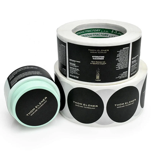 定制BOPP胶粘剂防水洗发水化妆品瓶标签银箔包装标签贴纸 - Product Image 5