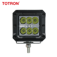 Lumière de travail LED étanche à haut lumen 18W 12V 24V pour voiture, camion, SUV, 4x4, tout-terrain