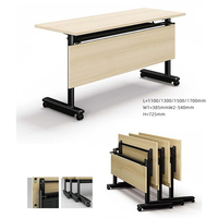 Meubles pliables portables classiques personnalisés pour la formation scolaire Table longue Tables de bureau pliantes