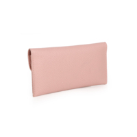Dompet Panjang Kulit PU Wanita Custom Logo Grosir Produsen, Tas Clutch Amplop untuk Penggunaan Sehari-hari