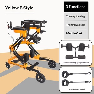 New Design Four Wheels Senior Mobility Care Standing Walking Frame for Medical Recovery - Product Image 4