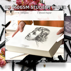 8K 160gsm Wood Pulp Sketch Paper <b>Pad</b> Pencil Charcoal <b>Drawing</b> Paper for Student/ Artists - Product Image 2
