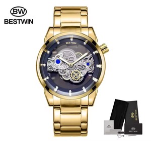 นาฬิกาข้อมือผู้ชายแบรนด์ดัง BESTWIN 911 รุ่นใหม่สุดหรู ดีไซน์โปร่งใส สไตล์ธุรกิจ แฟชั่น กันน้ำ นาฬิกาควอตซ์สปอร์ต Reloj Hombre 2025 - Product Image 6