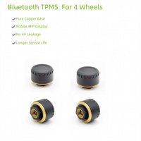 Sensor TPMS BLE para Auto, Sin Programación, Monitor Externo, Compatible con Aplicaciones Android e iOS, Descarga, Anti-Robo, Impermeable