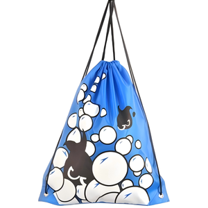 <span class=keywords><strong>Bolsa</strong></span> <span class=keywords><strong>de</strong></span> natación personalizable <span class=keywords><strong>de</strong></span> secado rápido con cordón <span class=keywords><strong>para</strong></span> buceo, <span class=keywords><strong>para</strong></span> guardar <span class=keywords><strong>aletas</strong></span> y toallas, con estampado serigrafiado/bordado disponible, ojales en la parte inferior y cordón. - Product Image 4