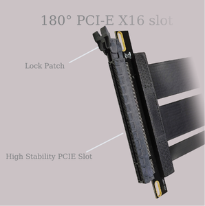 Cable Riser PCIe 4.0 X16 para Chasis ITX, Cable de Extensión Vertical Flexible de 180 Grados para PC Gaming Personalizada <span class=keywords><strong>MOD</strong></span> - Product Image 3