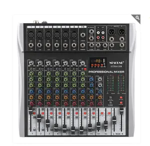 8 Kanaals Professionele Audio Mixer Console Dj Mixer Audio Geluidsopname Studio Apparatuur Systeem Console