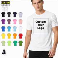 T-shirts vierges de sublimation de haute qualité à bas prix pour la promotion d'entreprise, impression en gros sur demande, vêtements de sport