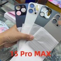 Coque arrière en verre personnalisée avec logo pour Apple iPhone 11 12 13 14 Plus 15 16 17 Pro Max Air