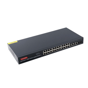 PoE <b>Switch</b> 24 Port Gigabit Ethernet <b>Network</b> <b>Switch</b> With 48V Power Supply For Monitoring And AP Deployment - Product Image 1