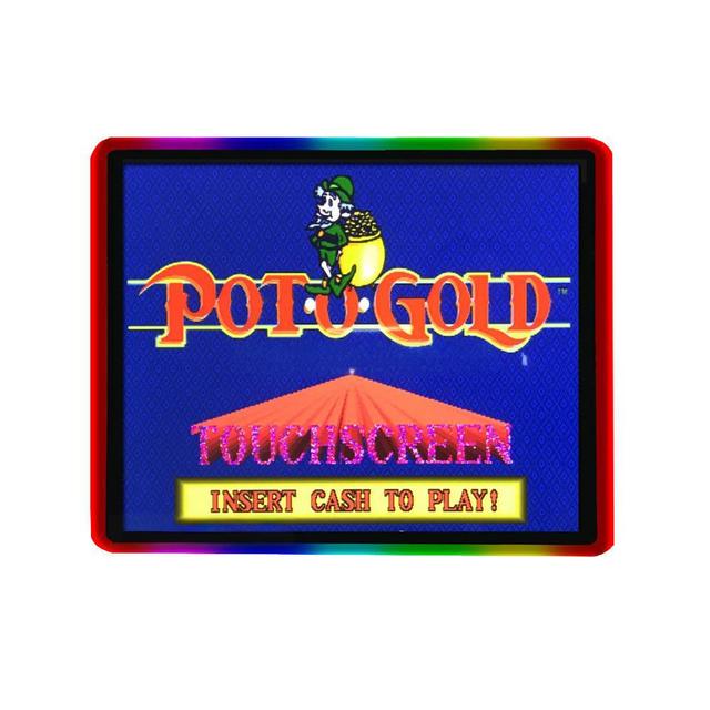 19 Inch 3M or ELO PCAP Touch Screen LED Lights Mounted POG Pot O Gold Machines Gaming Monitors for Sale