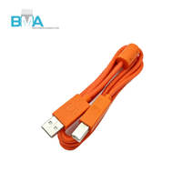USB a Male ke USB B Male dengan Isolasi PVC 1.5m Tembaga Penuh Berpelindung Oranye untuk Komputer/Printer