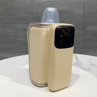 Pemanas Botol Bayi Desain OEM 8000mAh Pengisian Daya USB Portabel Pemanas Susu Otomatis untuk Penjualan Grosir
