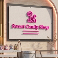 Enseignes publicitaires 3D rétroéclairées pour extérieur, lettres en acrylique pour logo de magasin, enseignes électroniques LED illuminées
