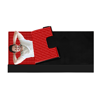Dispositivo de Terapia Pulsada para Uso Doméstico con Temporizador, Aplicación de Cuerpo Completo, Agradable para la Piel, Terapia de Luz Roja de 660nm 850nm 270W, Bolsa de Terapia