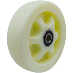 Roues pivotantes avec frein en TPR/Nylon de 3 à 8 pouces pour chariot à plateau, chariot à main, remorque - Product Image 1