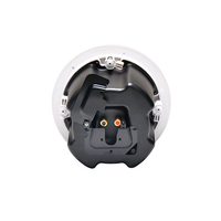 Haut-parleur de plafond encastré coaxial Hi-Fi Thinuna GS-6CT avec grille magnétique et tweeter rotatif, système PA 100V/70V/8Ω