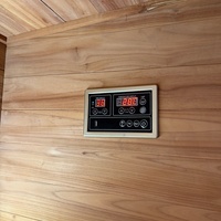Cabine de sauna extérieure en cèdre rouge canadien pour 6 personnes, prix d'usine, vente en gros, sauna domestique
