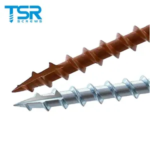 Vis autotaraudeuses Ruspert à tête cylindrique carrée, revêtement zinc, pour trous de poche dans le bois (Jig <span class=keywords><strong>Kreg</strong></span>) - Product Image 6