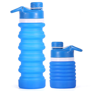Bouteille d'eau pliable en silicone écologique pour enfants, 750 ml et 580 ml, mignonne et flexible, idéale pour le sport et les voyages - Product Image 2