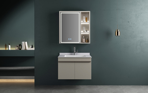 Mueble de Baño Industrial de Calidad Hotelera |   Puertas para Mascotas y Espejo LED Antivaho |   Diseño de montaje en pared para espacios <span class=keywords><strong>urbanos</strong></span> - Product Image 4