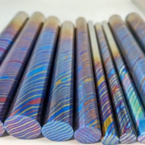 Lamiere/Aste/Anelli in <span class=keywords><strong>Titanio</strong></span> Damascato di Alta Qualità Resistenti alla Corrosione in Vendita - Product Image 1